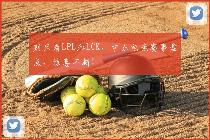 别只看LPL和LCK，中东电竞赛事盘点，惊喜不断！