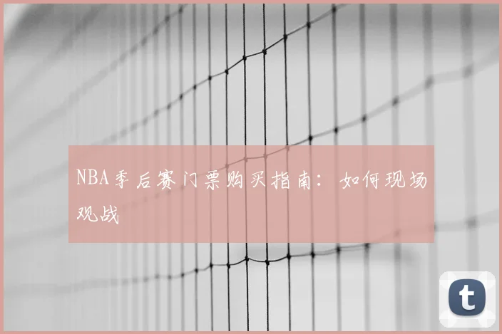 NBA季后赛门票购买指南：如何现场观战