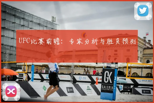 UFC比赛前瞻:专家分析与胜负预测